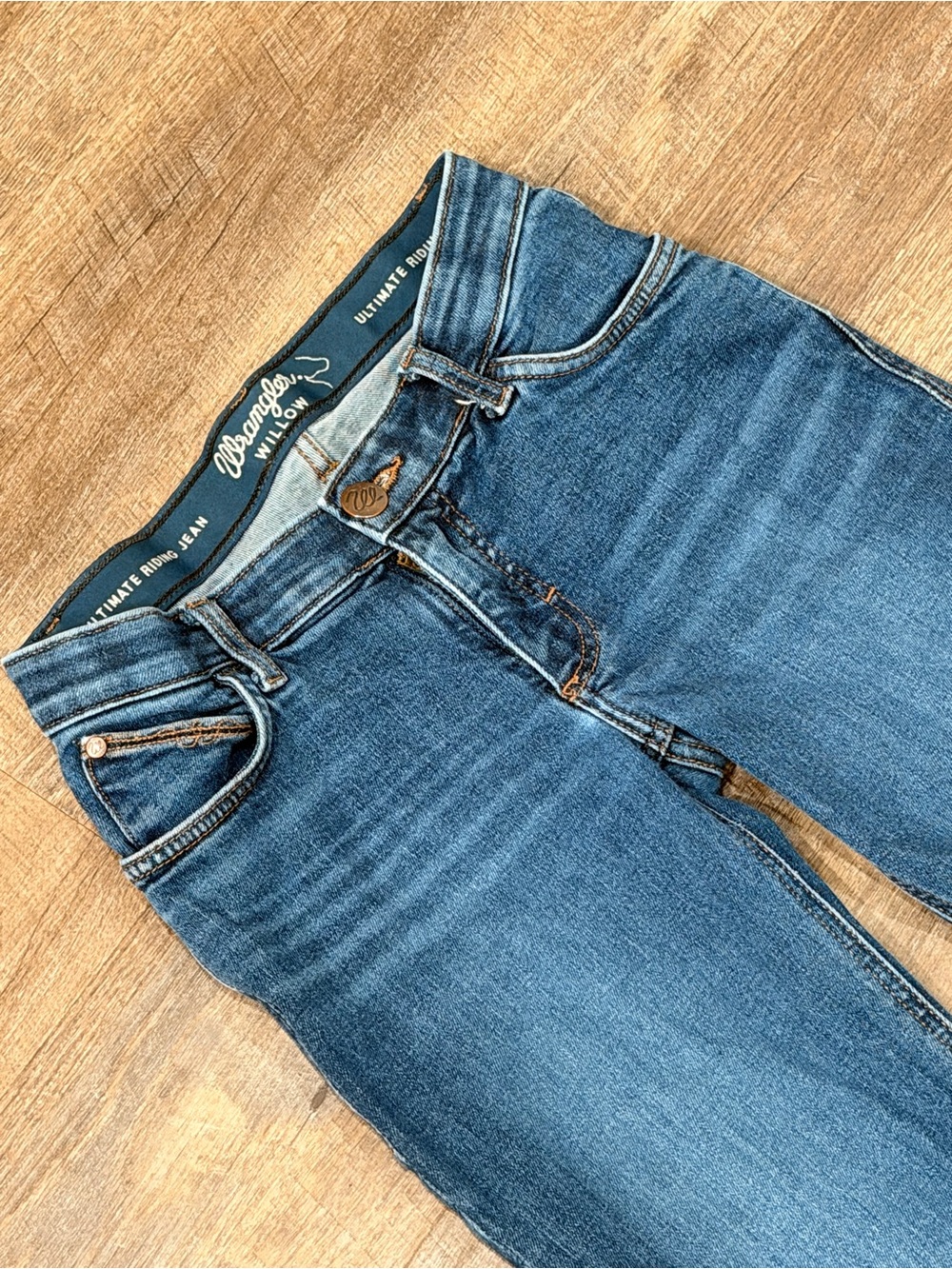 Wrangler Blue Slim Fit Jeans